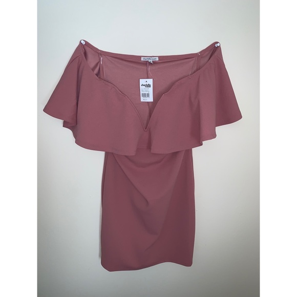Size Medium Dusty Rose Cocktail Dress - Picture 1 of 3